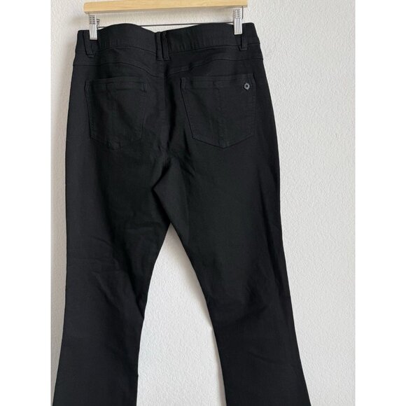 Democracy Women’s AB Solution Itty Bitty Bootcut Jeans Black Size 12 NEW Stretch - Picture 5 of 13